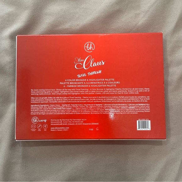 BH Cosmetics TINSEL TWERKING BRONZER & HIGHLIGHTER PALETTE - Picture 8 of 16